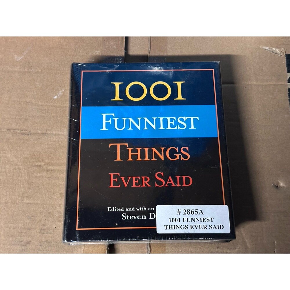 1001 Funniest Things Ever Said Hardcover Book New Sealed